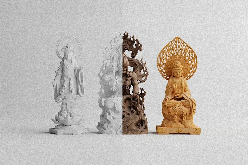 Inami Woodcarving 3D Archive